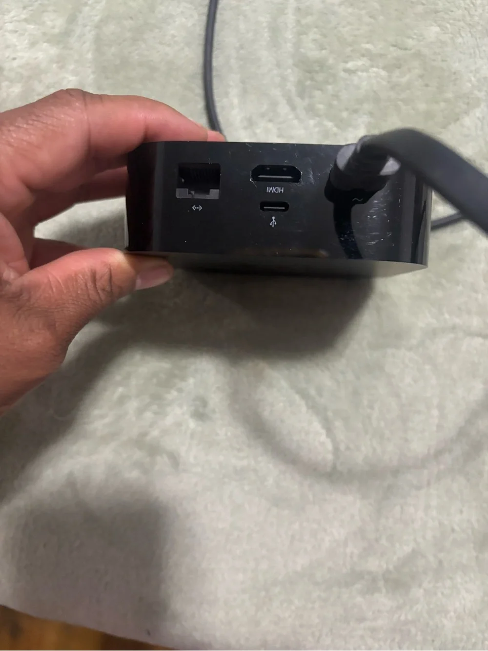 Apple TV Media Streamer with Black Siri Remote